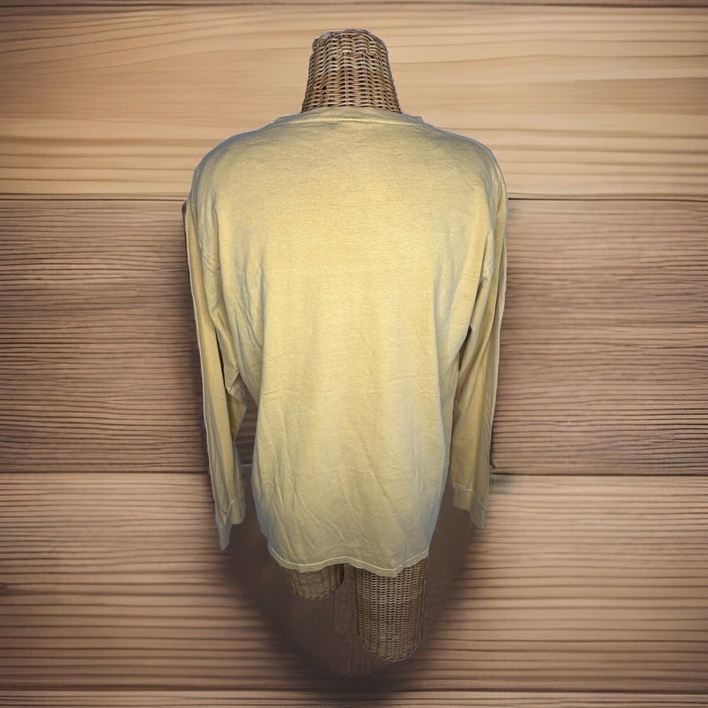 Iowa Hawkeyes Men's L/S Yellow Shirt Brand Blue 84 Caitlin Clark, Sz L - Picture 4 of 7